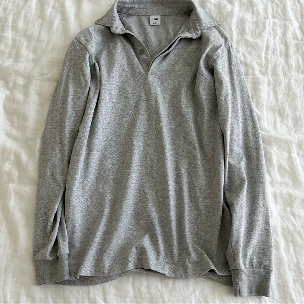 TNA Gray Long Sleeve Tee